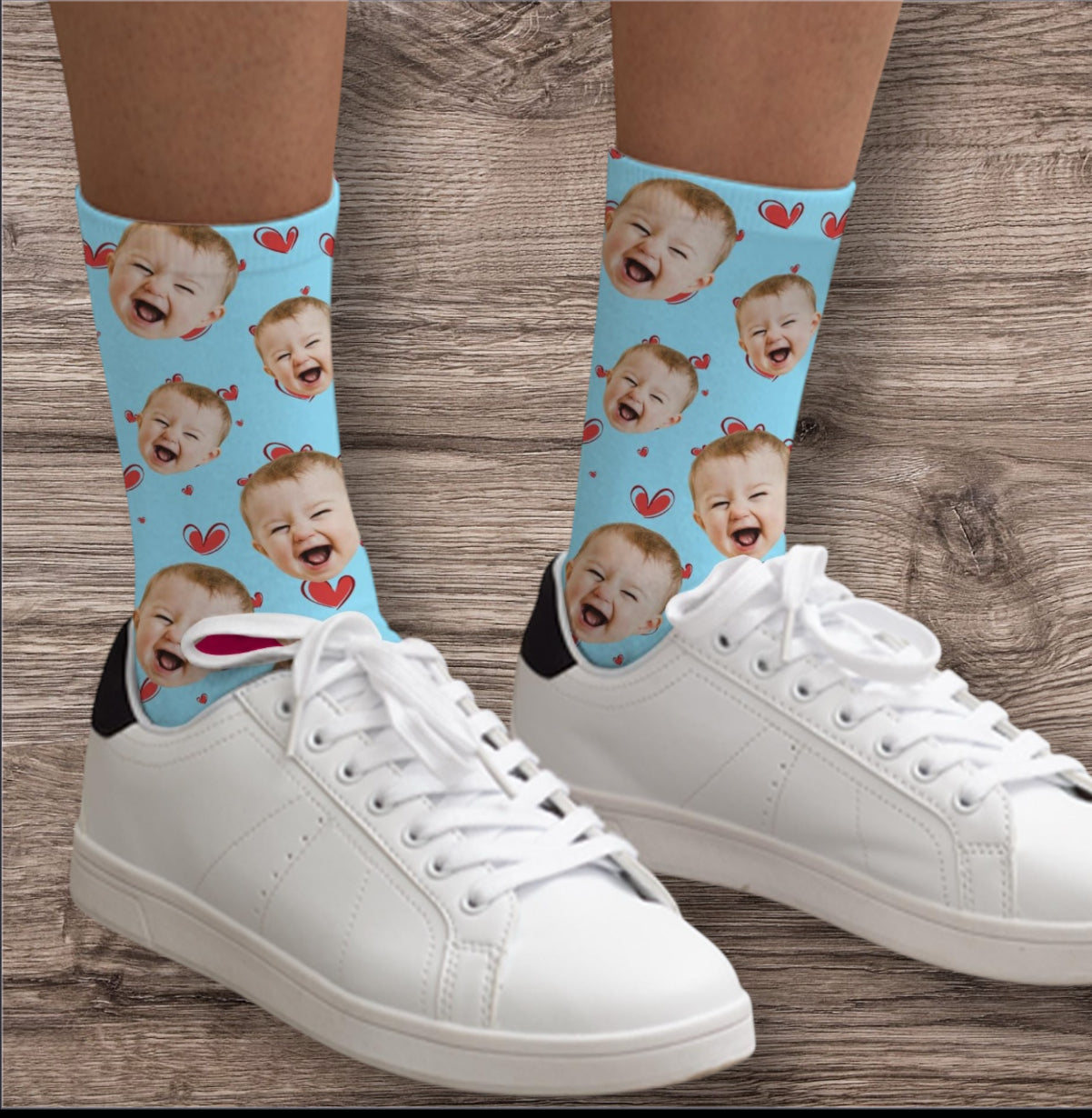 Personalized Socks – Custom Photo, Name & Designs