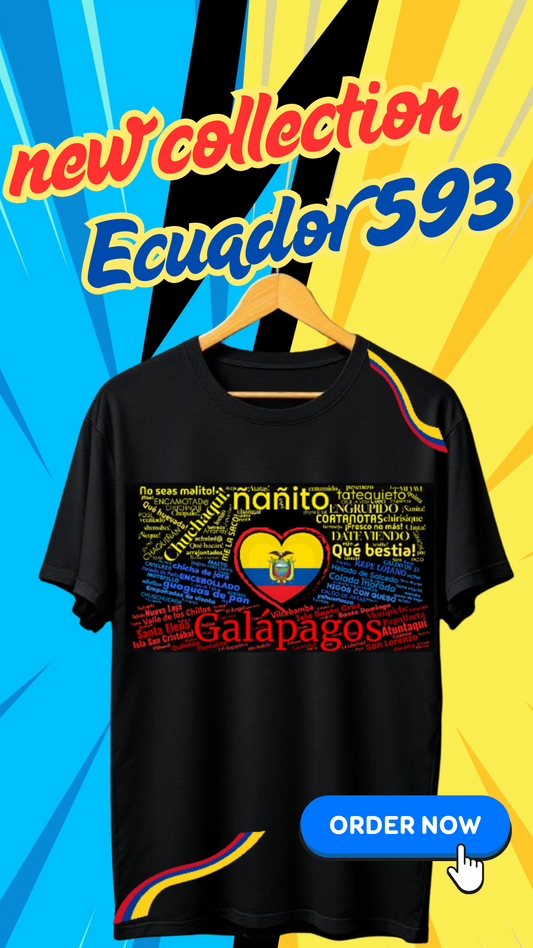 Ecuador 593 T-Shirt – Original Design 🇪🇨