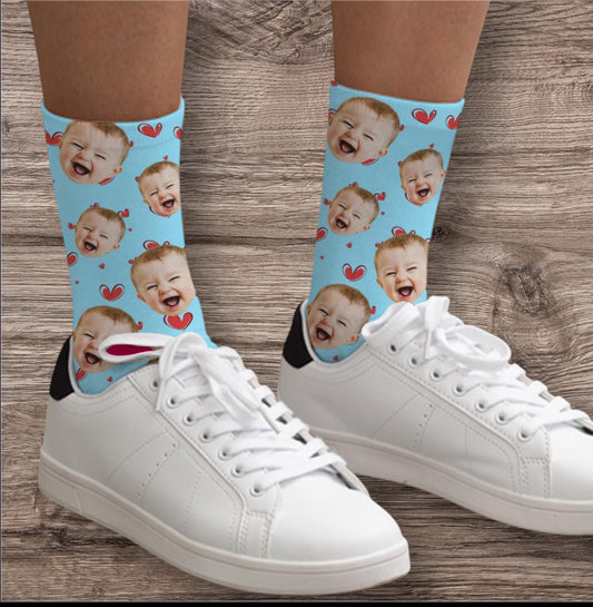 Personalized Socks – Custom Photo, Name & Designs