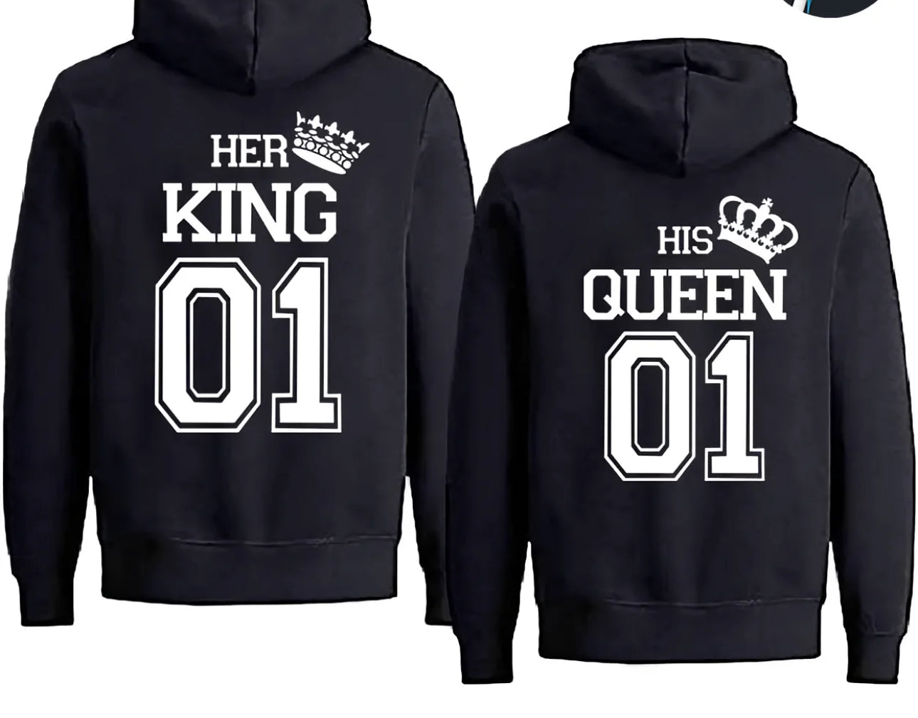 Matching Couple Hoodies – Personalized Set