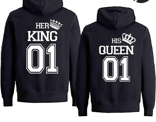 Matching Couple Hoodies – Personalized Set