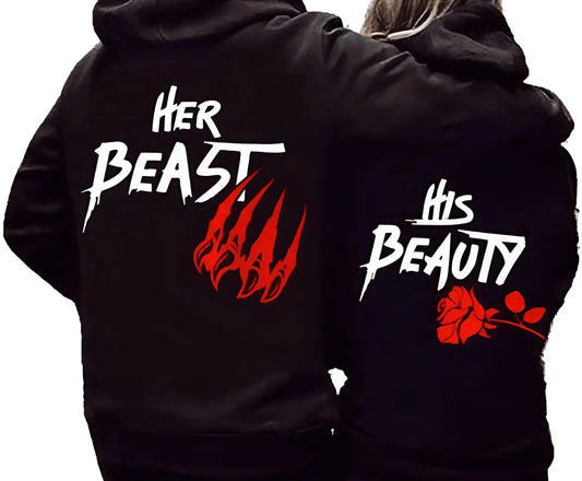 Matching Couple Hoodies – Personalized Set